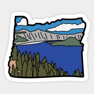 Oregon by Courtney Graben Sticker